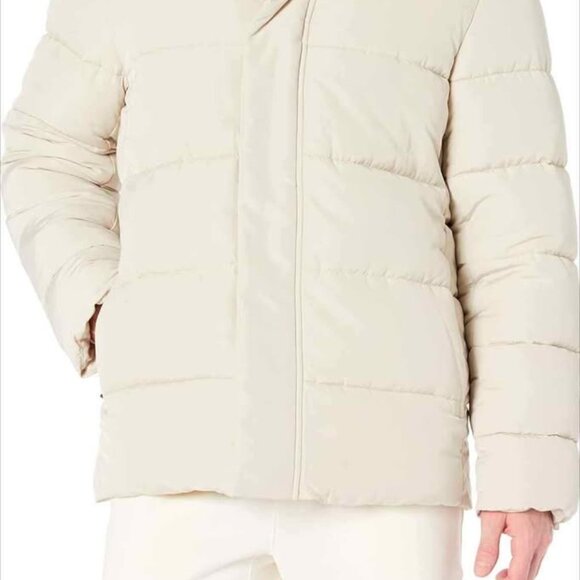 Amazon Aware Men's Puffer Jacket Medium Pale Grey - Picture 1 of 5